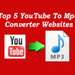 Top 5 YouTube To Mp3 Converter Websites
